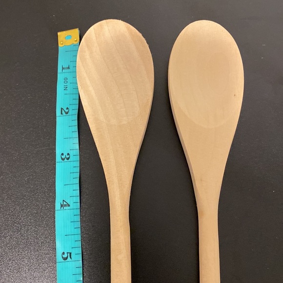 Woodburned Mushroom Wooden Spoon set handcrafted - Picture 6 of 8
